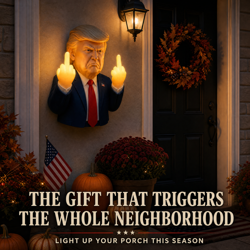 Trump Middle Finger Night Light