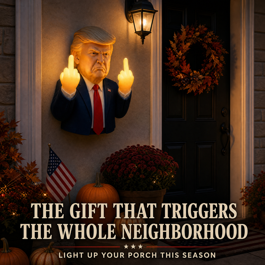 Trump Middle Finger Night Light